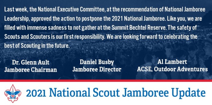2021 Jamboree Cancelled